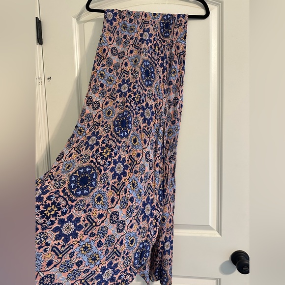 LuLu’s Dancing With Daisies Mauve Print Maxi Skirt - Picture 3 of 3